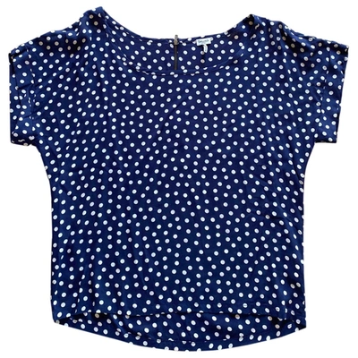 Pre-owned Splendid Navy Synthetic Top