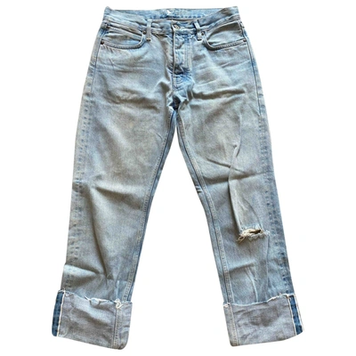 Pre-owned M.i.h. Jeans Trousers In Blue