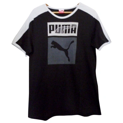 Pre-owned Puma Black Cotton T-shirt