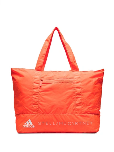 Adidas By Stella Mccartney Orange Gym Tote Bag