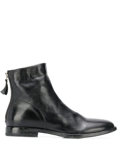 Moma Nottingham Ankle Boots In Black