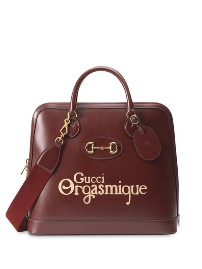 Gucci 1955 Horsebit Duffle Bag In Brown