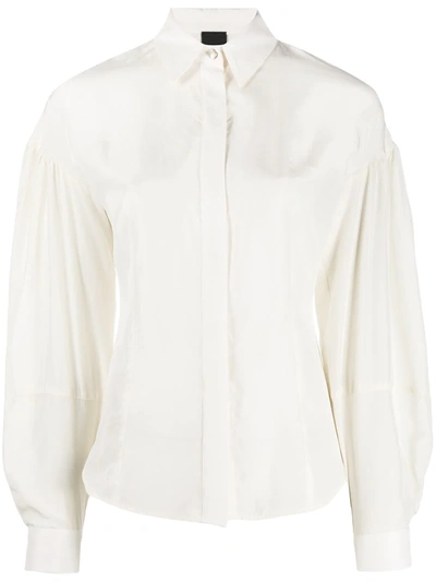 Pinko Fitted Panelled Shirt In White
