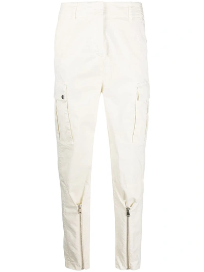 Pinko Slim Fit Trousers In White