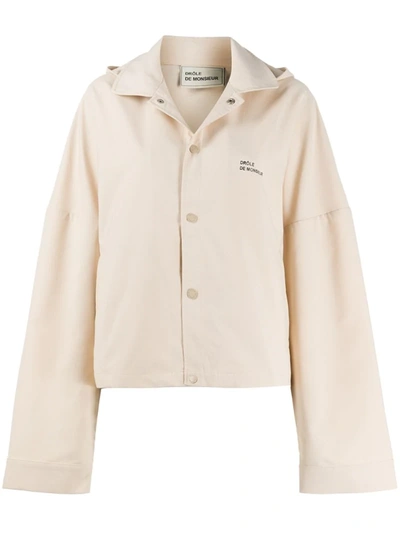 Drôle De Monsieur Waterproof Nfpm Jacket In Neutrals