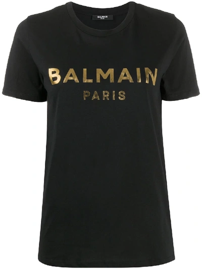 Balmain T-shirt Logo Black