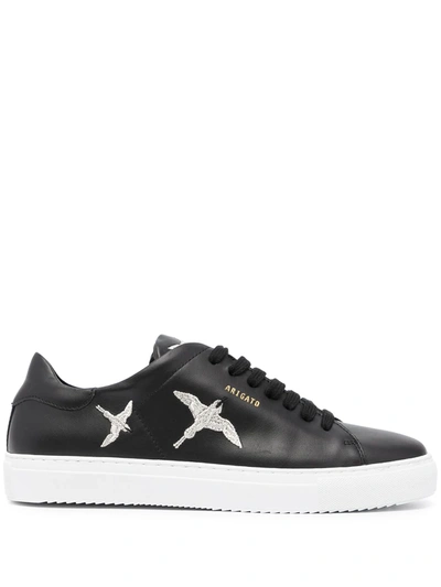 Axel Arigato Embroidered Logo Low-top Sneakers In Black