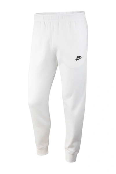 Nike Sportswear Club Pocket Fleece Joggers In White/black