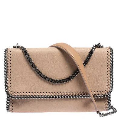 Pre-owned Stella Mccartney Blush Pink Faux Leather Falabella Shoulder Bag