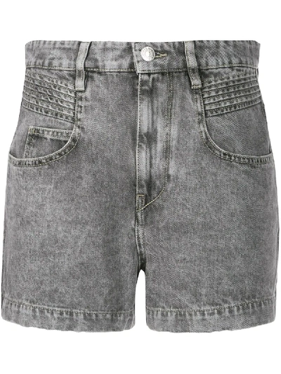 Isabel Marant Étoile Itea Shorts In Faded Black In Grey