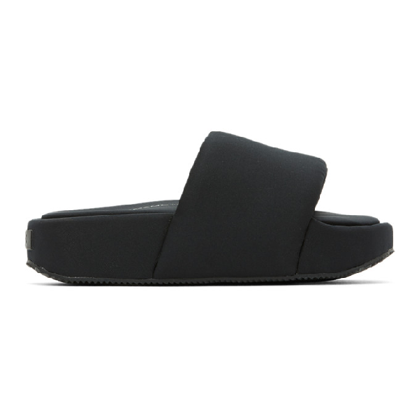 platform sliders black
