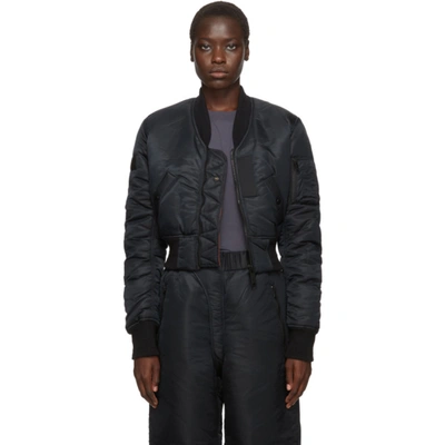 Ambush Ma1 Nylon Bomber Jacket In Black