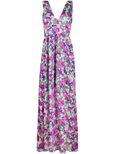 Pinko Floral Print Dress In Pink