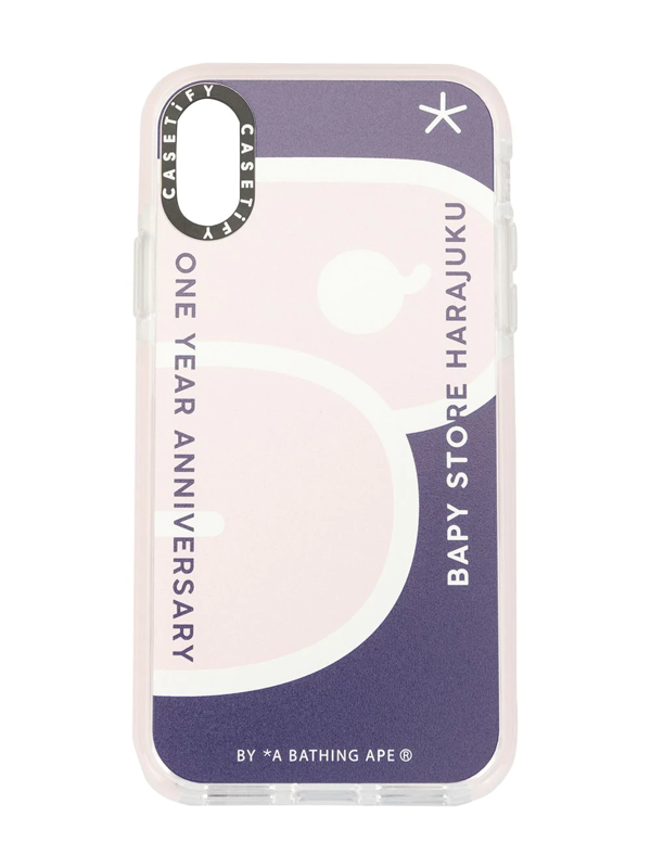 Bapy X Casetify Anniversary Print Iphone Xs S Case In Pink Modesens