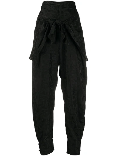 Isabel Marant Tapered Track Pants In Black