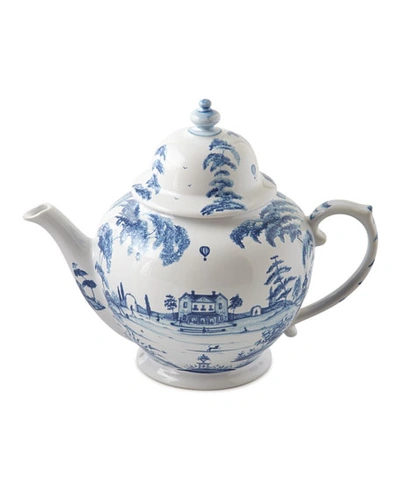 Juliska Country Estate Delft Blue Teapot Main House