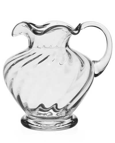 William Yeoward Dakota Spiral Pitcher In Clear