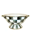 Mackenzie-childs Courtly Check Large Colander In Black/white