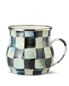 Mackenzie-childs Courtly Check Mug In Black/white