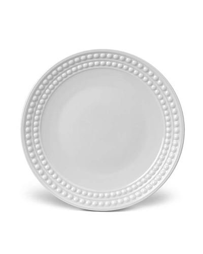 L'objet Perlee Dessert Plate In White