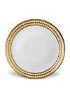 L'objet Perlee Gold Dinner Plate In Gold And White