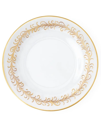 Neiman Marcus Oro Bello" Dinner Plates, Set Of 4" In Clear/gold