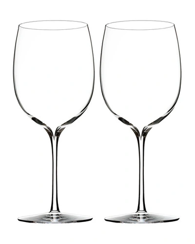 Waterford Crystal Elegance Bordeaux Glasses, Set Of 2 In Clear