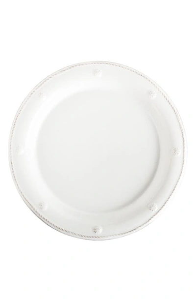 Juliska Berry & Thread Whitewash Ceramic Dessert/salad Plate