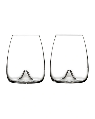 Waterford Crystal Elegance Stemless Wine Glasses, Set Of 2 In Clear