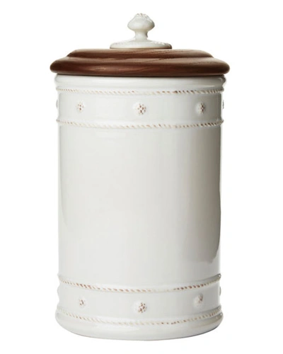 Juliska Berry & Thread Whitewash Ceramic Canister