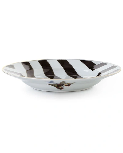 Christian Lacroix Sol Y Sombra Soup Plate In Blkwht