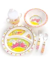 Mackenzie-childs Toddlers' Bunny Dinnerware Set In Multi Colors