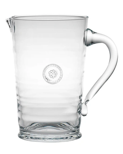 Juliska Clear Berry & Glass Thread Pitcher