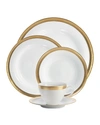Michael Aram 5-piece Goldsmith Dinnerware Place Setting In White/gold