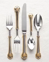 Wallace Silversmiths 45-piece Gold Napoleon Bee Flatware Service