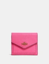 Coach Small Wallet In B4/confetti Pink