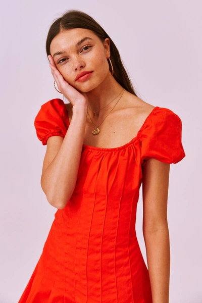 Finders Keepers Tutti Frutti Mini Dress In Red