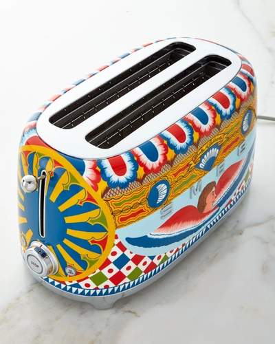 Smeg Dolce Gabbana X  Sicily Is My Love 4-slice Toaster