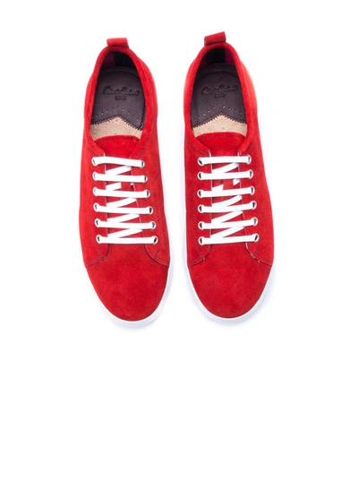 Robert Graham Ernesto Sneakers In Red