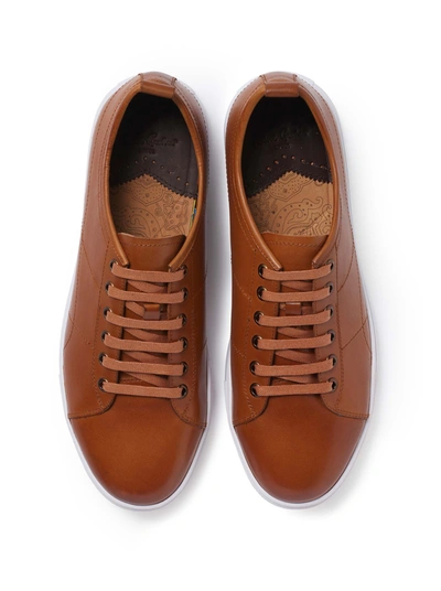 Robert Graham Mauricio Sneaker In Cognac