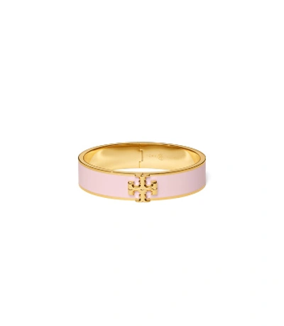Tory Burch Kira Enameled Bracelet In Tory Gold/lotus Pink