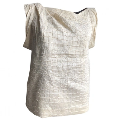 Pre-owned 3.1 Phillip Lim / フィリップ リム Gold Viscose Top