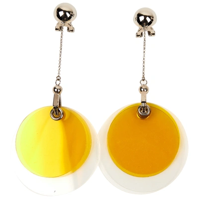 Pre-owned Prada Yellow Earrings