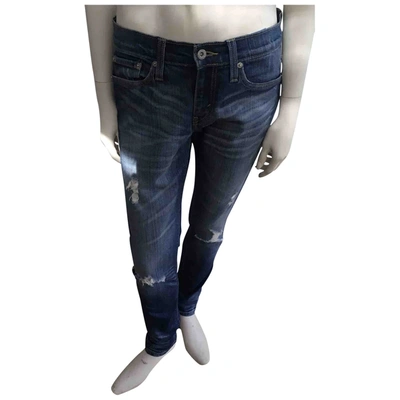 Pre-owned Levi's Straight Jeans In Blue