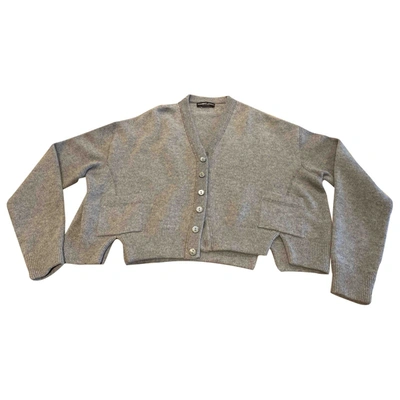 Pre-owned Dolce & Gabbana Cashmere Cardigan In Grey