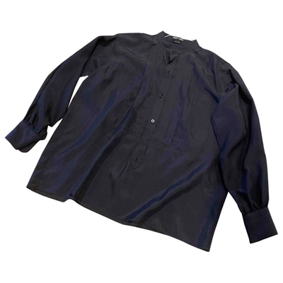 Pre-owned Tom Ford Silk Shirt In Black