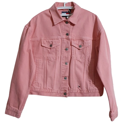 Pre-owned Tommy Jeans Jacket In Pink