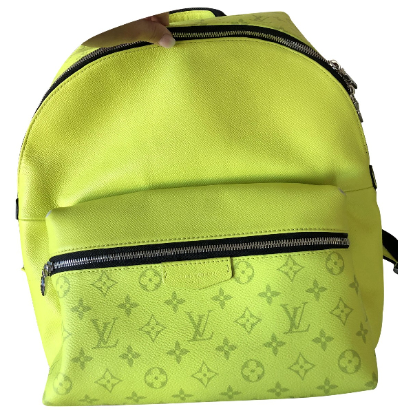 Pre-Owned Louis Vuitton Discovery Yellow Leather Bag | ModeSens