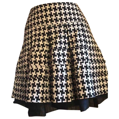 Pre-owned Dondup Mini Skirt In Multicolour