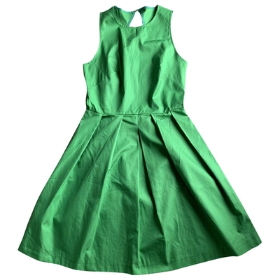 Pre-owned Tara Jarmon Mini Dress In Green